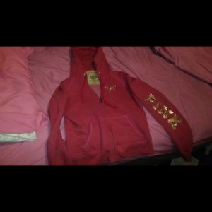 Vs pink sweatshirt size medium