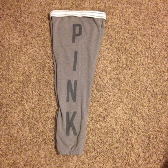 Grey Victorias Secret campus sweats - Picture 2 of 4