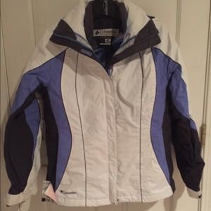 Columbia Blue & White Double Jacket- $=negotiable
