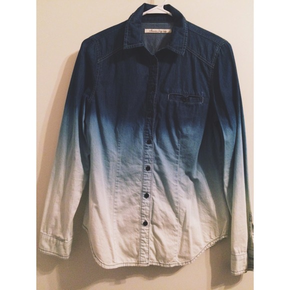 denim ombré button up from American Rag!