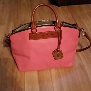 Carried twice pink dooney and bourke