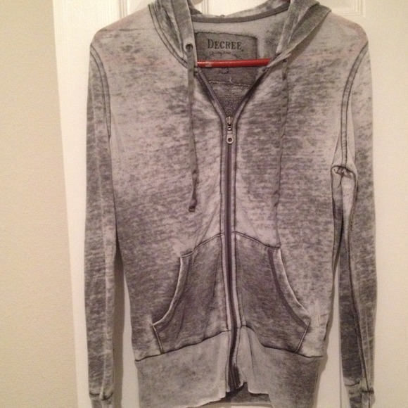Gray faded hoodie