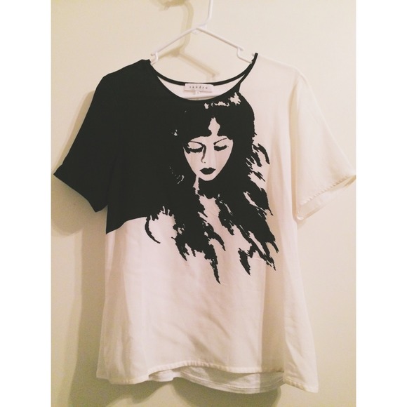 silk and linen SANDRO top!