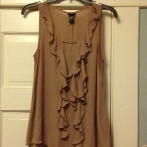 H&M pink sleeveless shirt. Size 8.