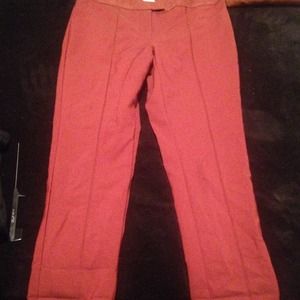 Burgundy modern slacks