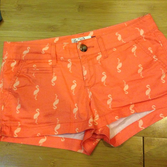 SO Pants - Coral Flamingo Shorts