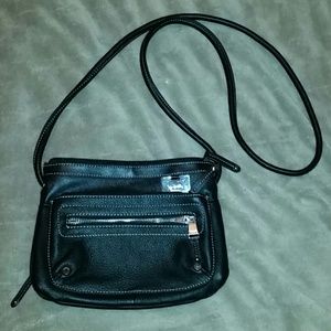Tignanello Leather (Genuine Leather) Black Purse