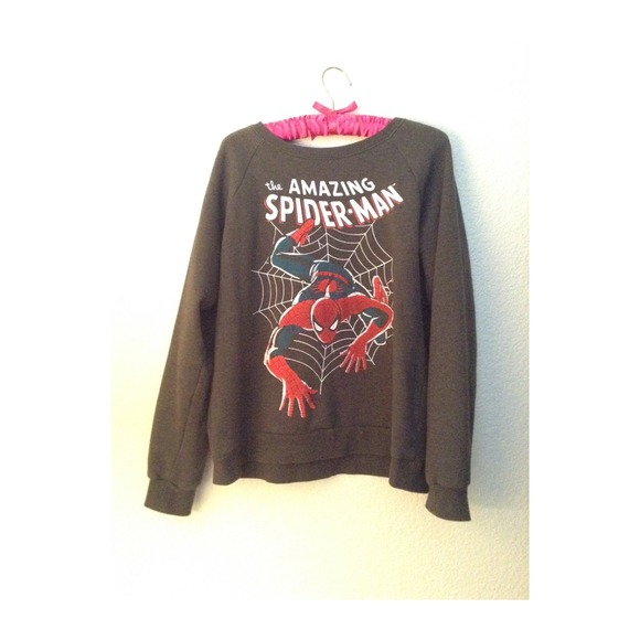 Unisex Spider-Man sweater and Paris Hilton perfume