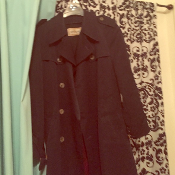 Navy Blue Trench Coat