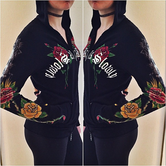 Ed Hardy Sweaters - Ed Hardy Cashmere Hoodie