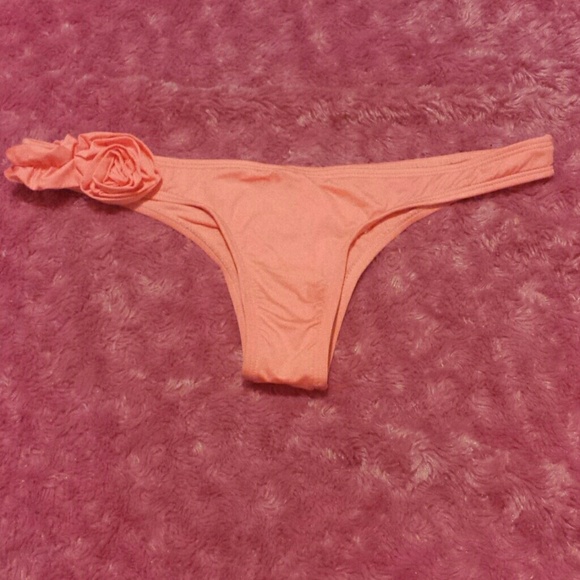 Coral Volcom Brazilian Style Bottoms