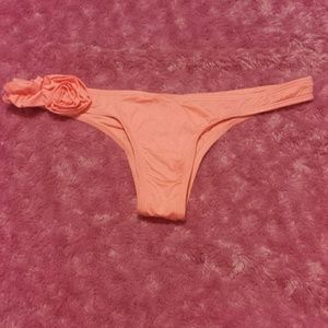 Coral Volcom Brazilian Style Bottoms