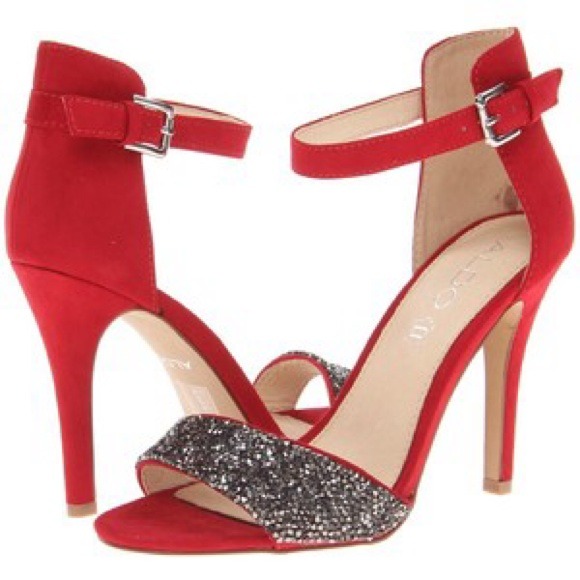 ALDO Shoes - ALDO - Red Suede DOSH Heels