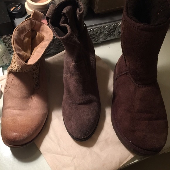 Suede Booties - Picture 2 of 4