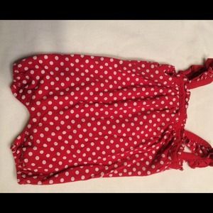 Baby Gap polka dot girls romper. 3-6 month