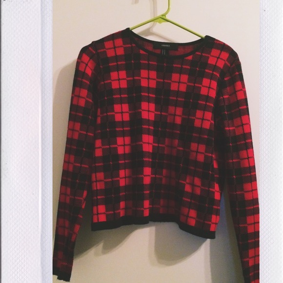 🔴▪️plaid/flannel crop top from Forever 21!▪️🔴