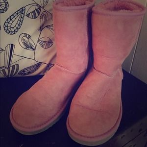 Pink ugg boots