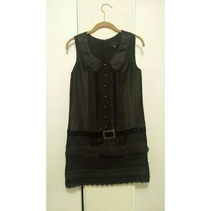 Anna Sui || Black Sleeveless Dress