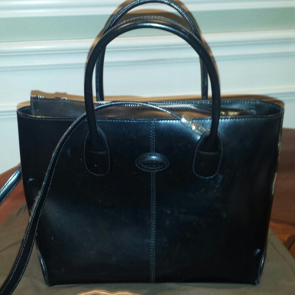 Tods black handbag
