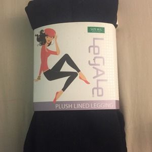 Fleece lined leggings, size M/L