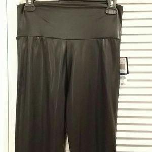 Faux leather leggings