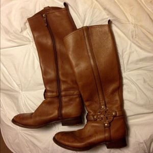 Tory Burch Amanda Riding Boots (Brown)