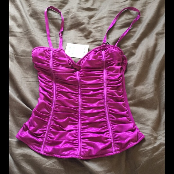 Beautiful plum ribbed top