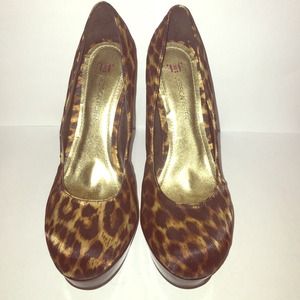 JustFab Leopard Pumps JustFab Leopard Pumps