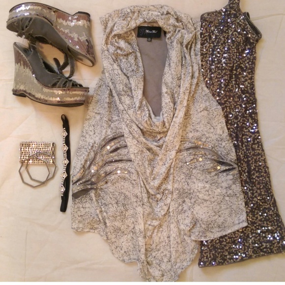 Miss Me Tops - 🎀HP | Shimmer Detail Miss Me Top