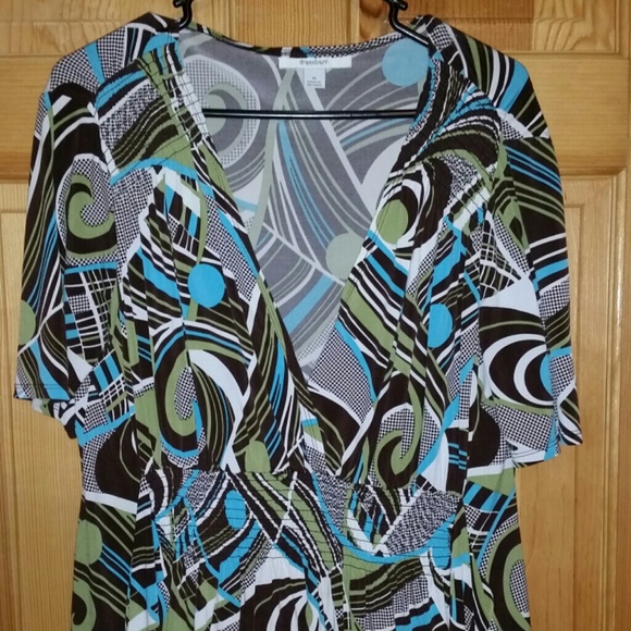 Dressy patterned top