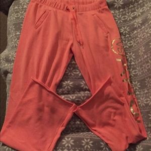 Victoria's Secret Coral Sweatpants
