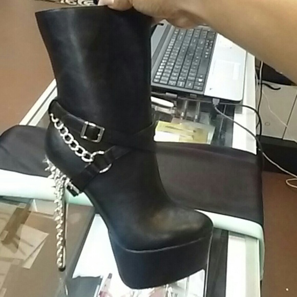 Spiked Moto Boot