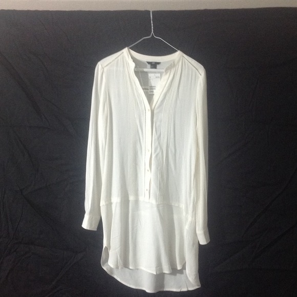 Beautiful cream H&M dress never been worn - Picture 1 of 3