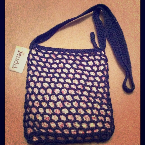 Mudd Navy Nautical Spring Purse