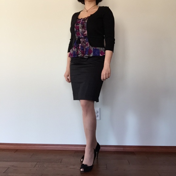 Rampage Cardigan with Attached Blouse - Picture 1 of 4