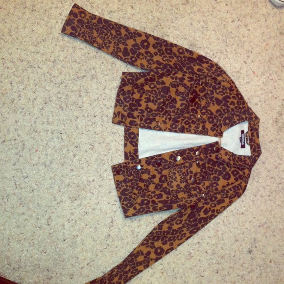 Cheetah Denim Jacket