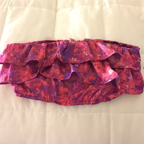Heritage woven tube top