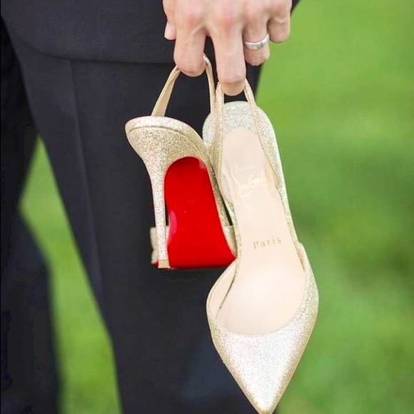 🚫SOLD🚫Christian Louboutin glitter heels - Picture 2 of 4