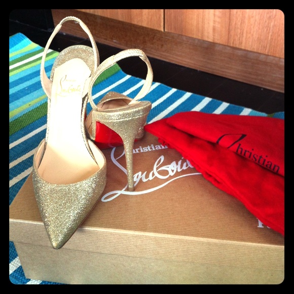 Christian Louboutin Shoes - 🚫SOLD🚫Christian Louboutin glitter heels