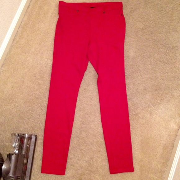 Red Jeggings