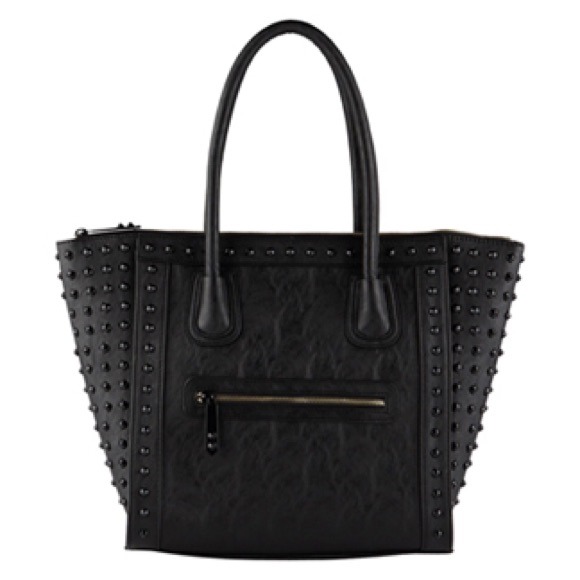 ALDO's Folortan Black Studded Tote