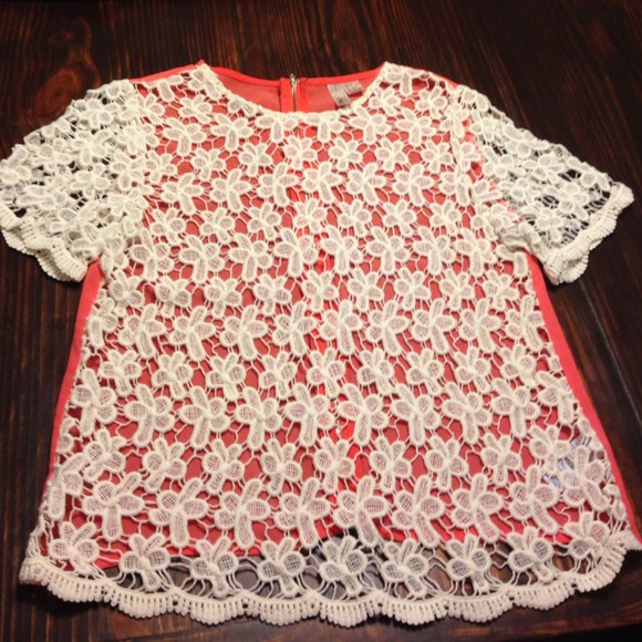 Floral Lace Crochet Top