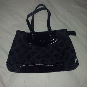 black coach purse