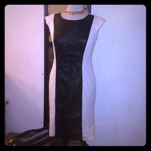 Spenser black and white dress NWT