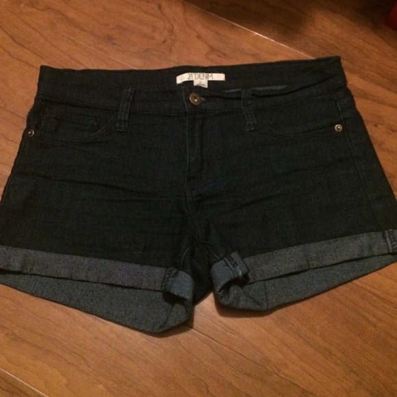 Forever 21 denim shorts.
