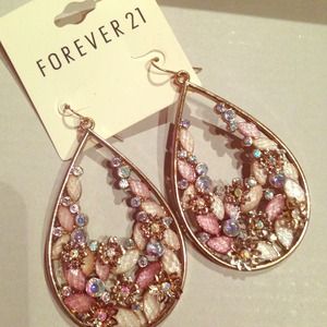 Pink Gold Earrings