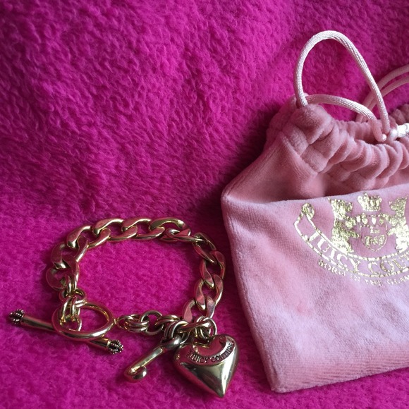 Juicy Couture Gold Bracelet size 7" - Picture 4 of 4