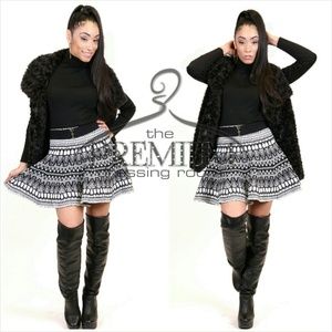 *Brand New *Printed Skater Skirt