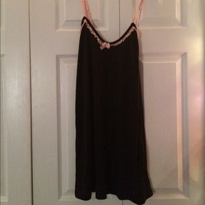 Black and Pink Lingerie Dress