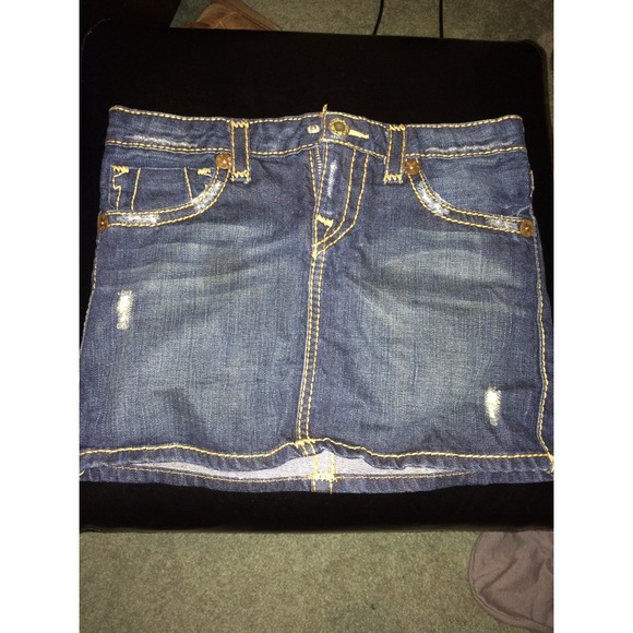 True Religion Jean mini skirt